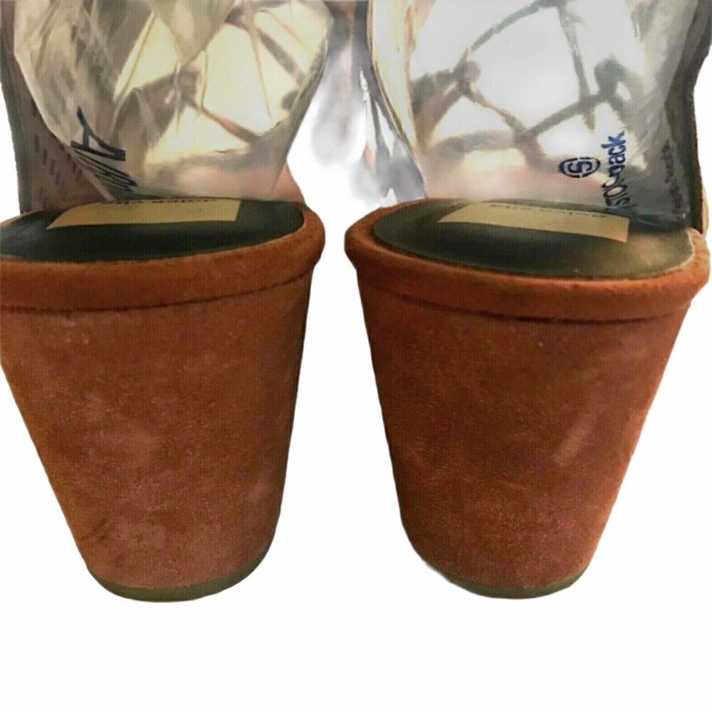 DOLCE VITA Laras Perforated Suede Lace Up Wedge Sandals - Picture 6 of 7